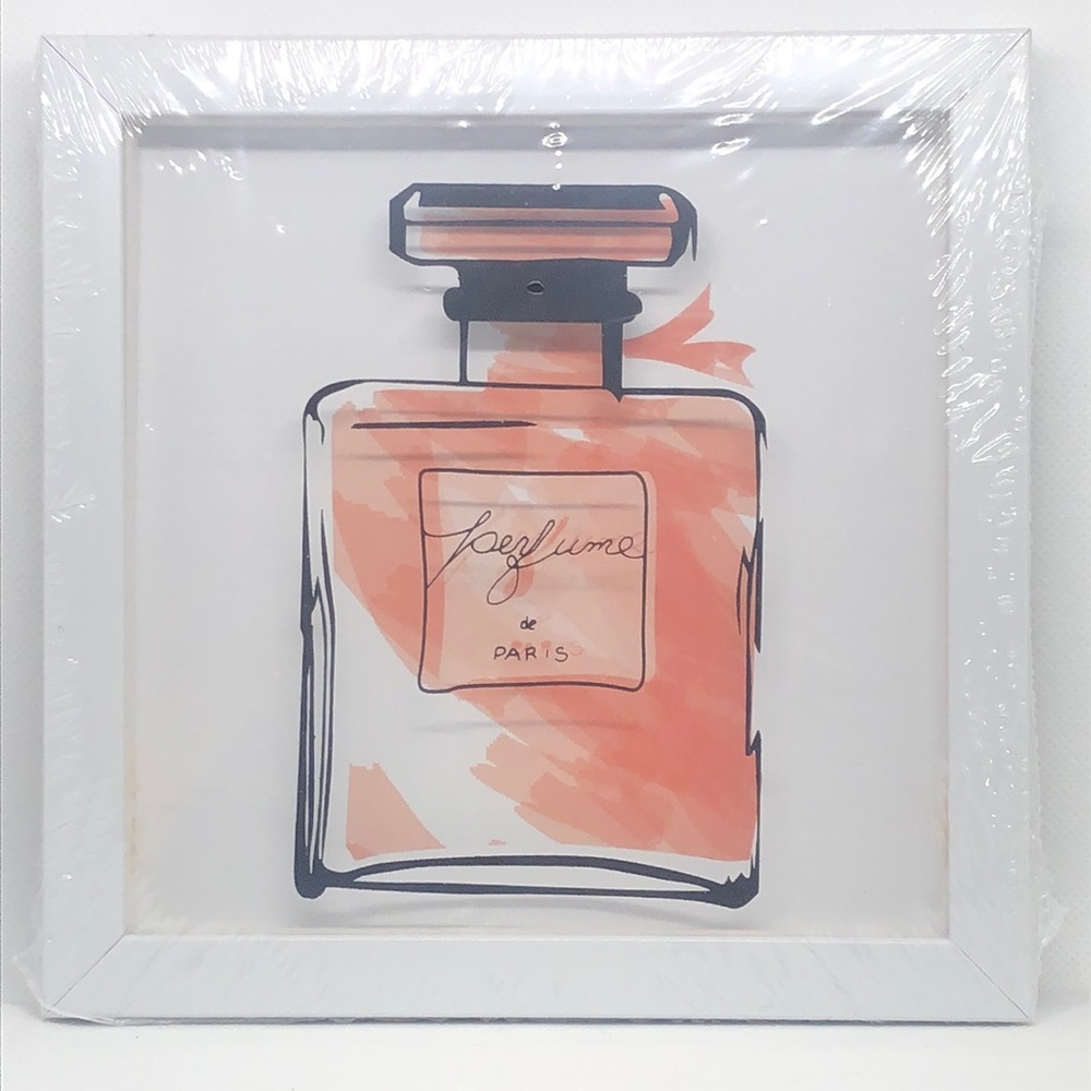 💕🤍 Perfume de Paris Sign Perfume Bottle 7”L x 7”T x.5”W 💕NWT 💕🤍